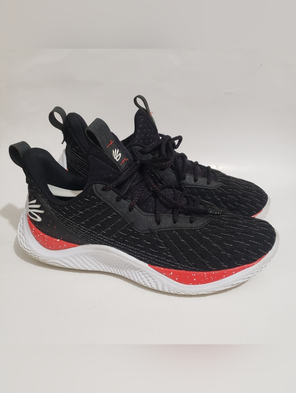 Kids Black & Red Athletic Sneakers - Unbranded